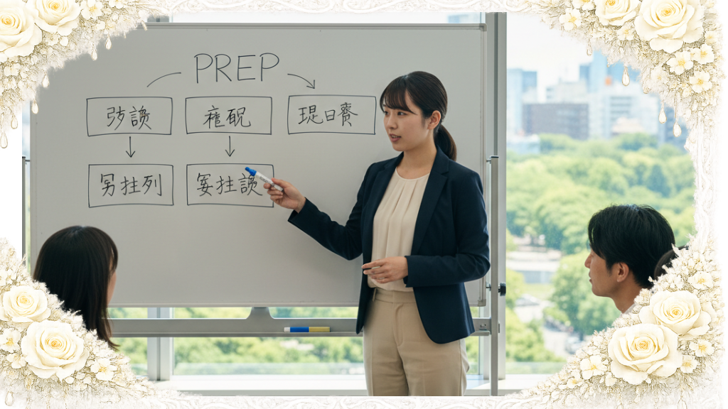 論理性ある文章構成はPREP法で整える