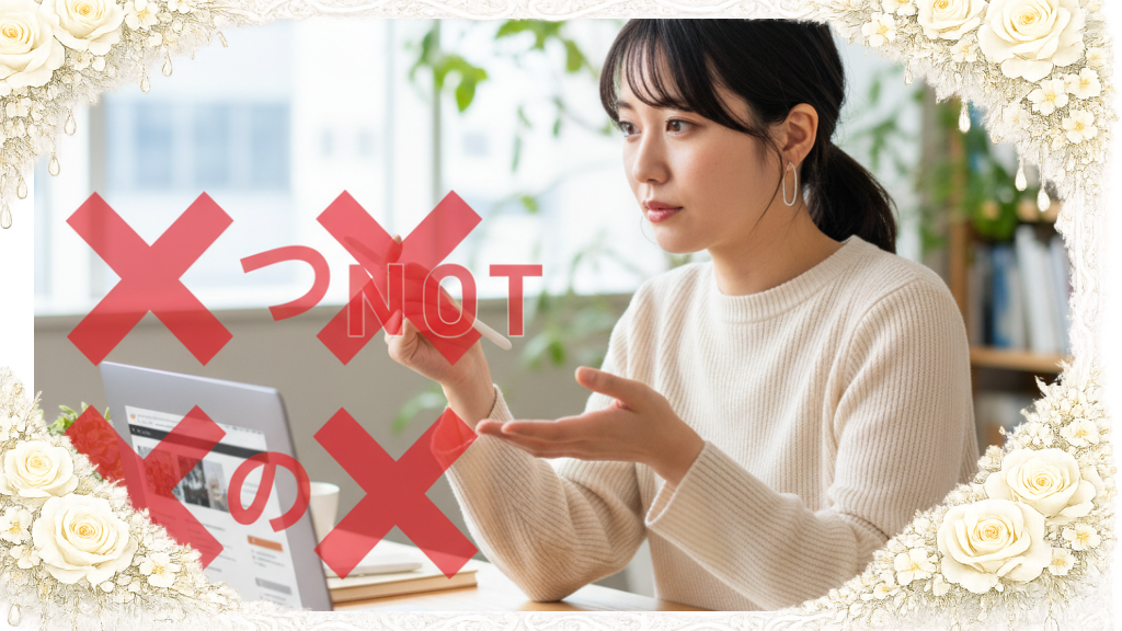 Webライティングの基本「3つのNOT」を意識せよ