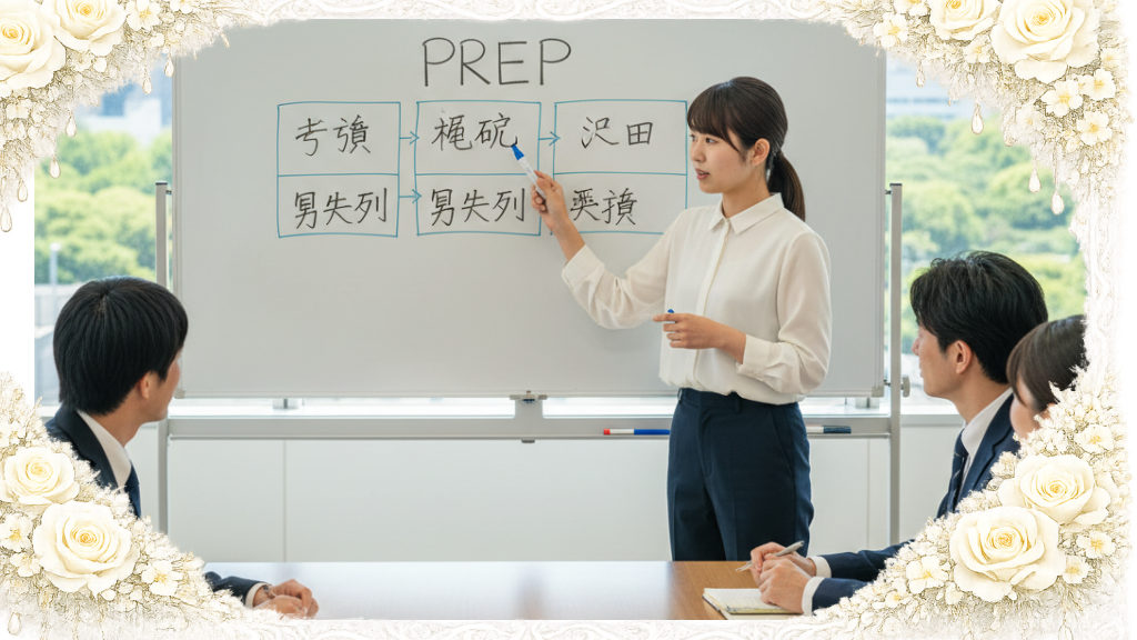 論理性ある文章構成はPREP法で整える