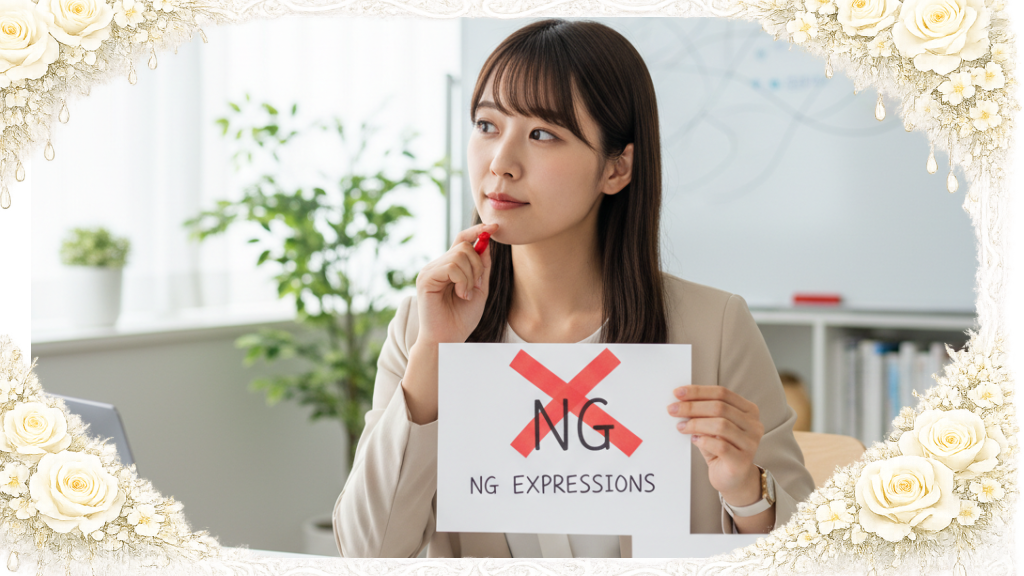 よくあるNG表現と改善方法