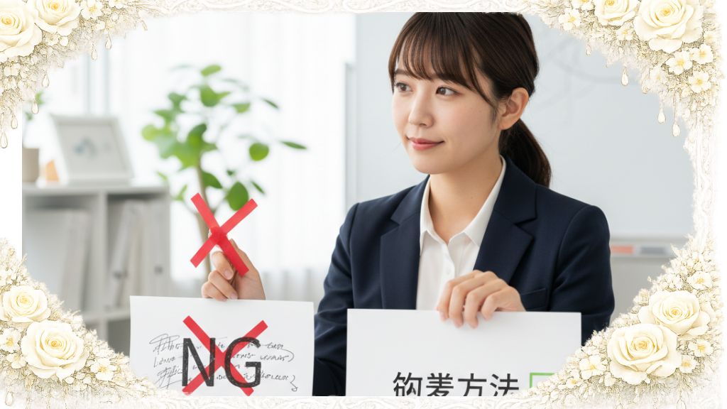 よくあるNG表現と改善方法