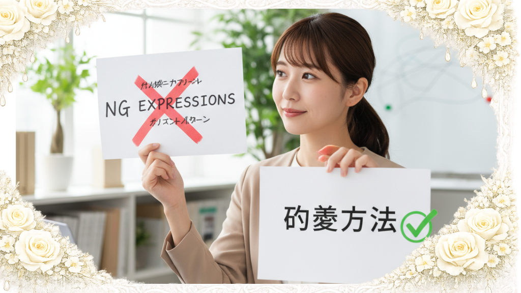 よくあるNG表現と改善方法