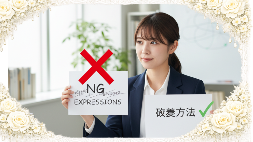 よくあるNG表現と改善方法