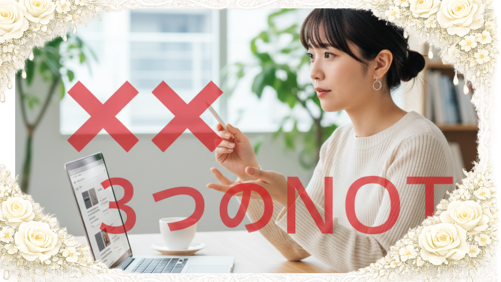 Webライティングの基本「3つのNOT」を意識せよ