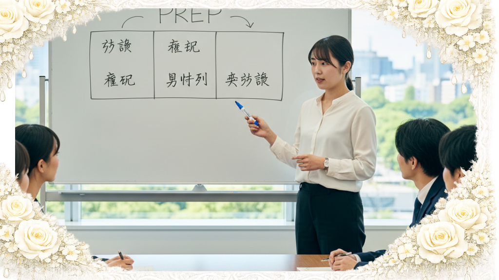論理性ある文章構成はPREP法で整える
