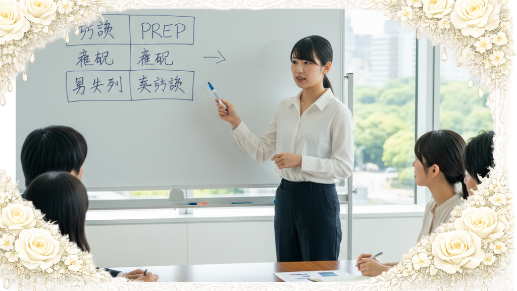 論理性ある文章構成はPREP法で整える