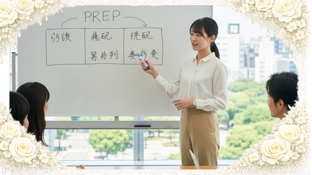 論理性ある文章構成はPREP法で整える