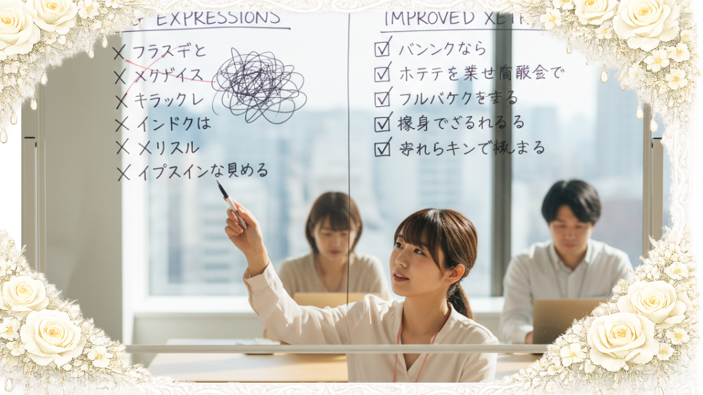 よくあるNG表現とその改善方法