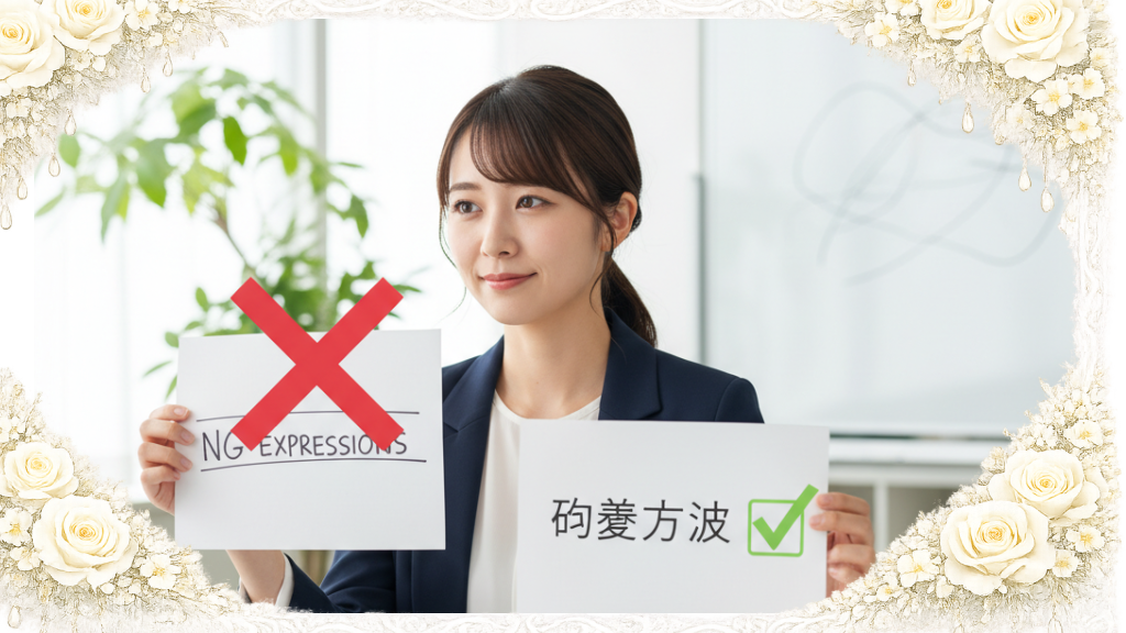 よくあるNG表現と改善方法