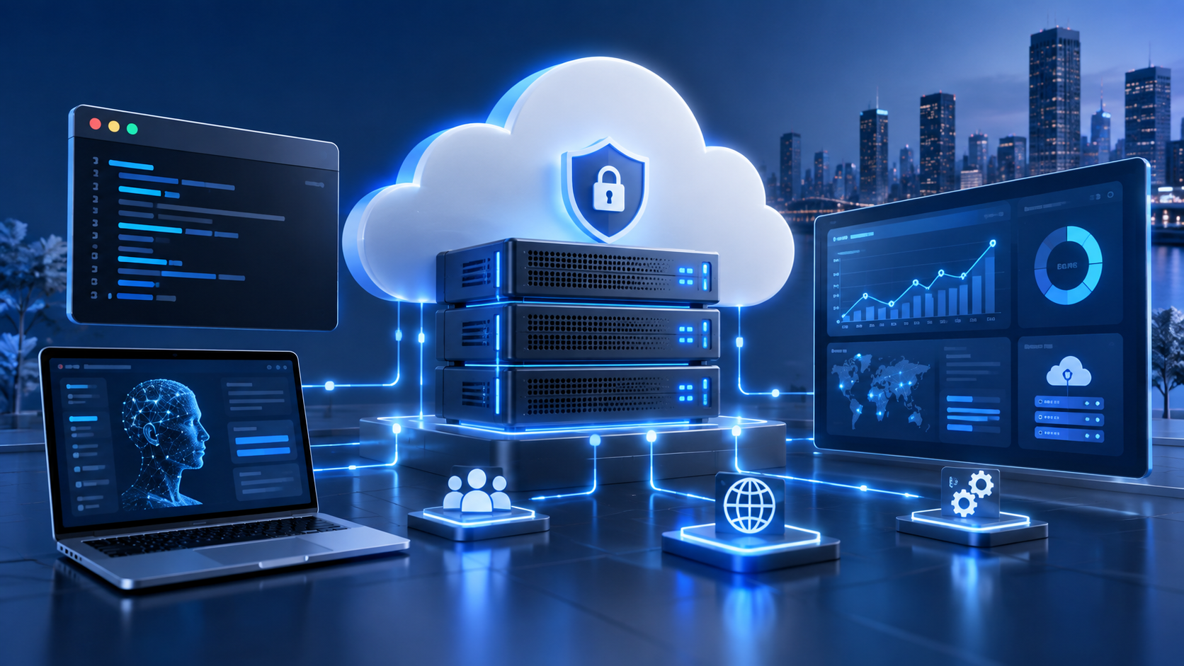 XServer VPSとAI開発環境のイメージ